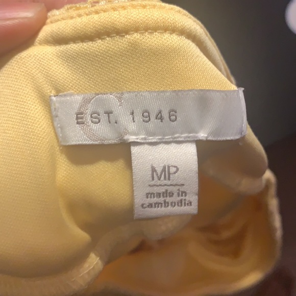 Cato Wide Leg Yellow Pants - Picture 2 of 3